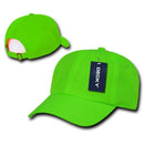 1 Dozen Decky Neon Pre Curved Bill 6 Panel Low Crown Dad Hats Caps Wholesale-Serve The Flag 4 image