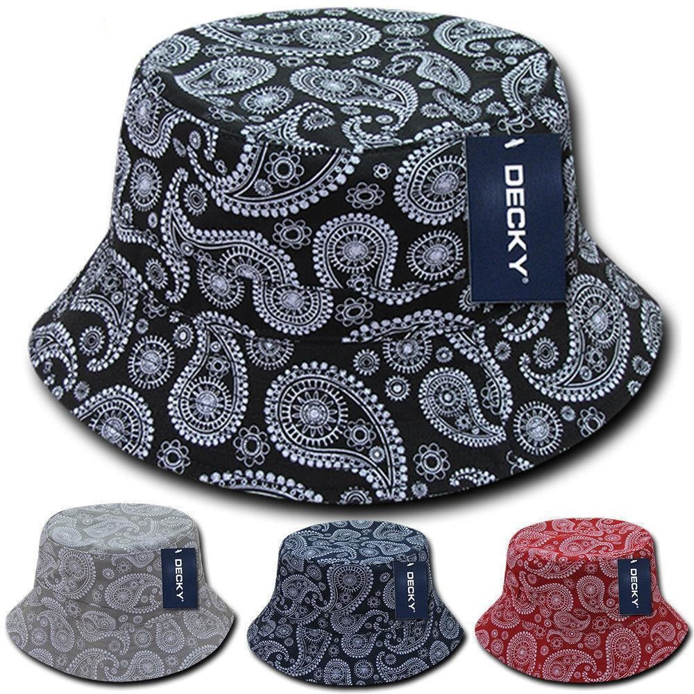 Multi Color Paisley Bandana C.C Bucket Hat main image 0