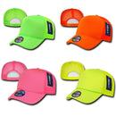 1 Dozen Decky Plain Neon Foam Mesh Trucker Hats Caps Snapback Wholesale-Serve The Flag 2 image