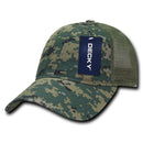 1 Dozen Decky Relaxed Camo 6 Panel Trucker Baseball Caps Hats Wholesale Lots-Serve The Flag 5 image