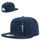 1 Dozen Decky Retro Flat Bill 6 Panel Snapback Baseball Caps Hats Wholesale-Serve The Flag 8 image
