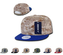 1 Dozen Decky Snapback Army Flat Bill 6 Panel Camouflage Hats Caps Wholesale Lot-Serve The Flag 3 image