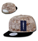 1 Dozen Decky Snapback Army Flat Bill 6 Panel Camouflage Hats Caps Wholesale Lot-Serve The Flag 5 image