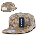 1 Dozen Decky Snapback Army Flat Bill 6 Panel Camouflage Hats Caps Wholesale Lot-Serve The Flag 6 image