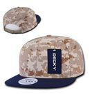 1 Dozen Decky Snapback Army Flat Bill 6 Panel Camouflage Hats Caps Wholesale Lot-Serve The Flag 8 image