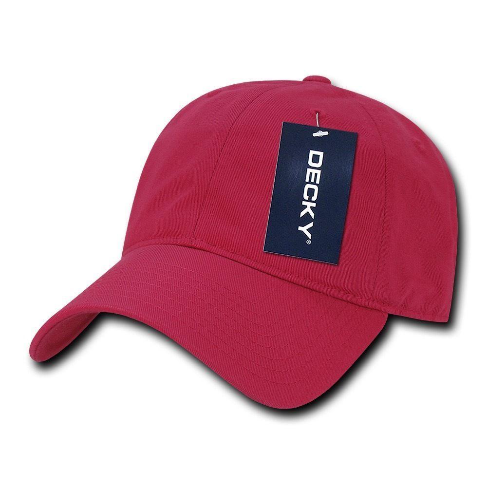 Dozen Decky Washed Cotton Polo Low Crown Panel Dad Caps Hats Whole