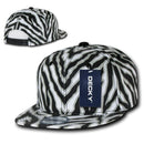 1 Dozen Decky Ziger Animal Print Flat Bill Hats Caps Baseball Zebra Wholesale Lots-Serve The Flag 3 image