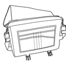 1 Dozen Expandable Portfolio Messenger Shoulder Bag Bags Brief Case Wholesale-Serve The Flag 5 image