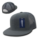 1 Dozen Flat Bill Terry 6 Panel Trucker Hats Caps High Crown Snapback Wholesale Lots-Serve The Flag 8 image