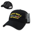 1 Dozen 6 Panel Relaxed Trucker Cotton Military Low Crown Caps Hats Wholesale Lots!!-Serve The Flag 8 image
