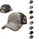 1 Dozen Mesh Constructed Military Tactical Hats Caps With Front Patch Wholesale Lots-Serve The Flag 1 image