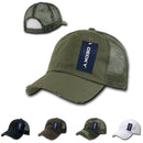 1 Dozen Mesh Washed 6 Panel Cotton Baseball Trucker Cap Caps Hat Hats Wholesale-Serve The Flag 1 image