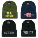 Rapid Dominance 1 Dozen Police Fire Dept Security Sheriff Border Patrol Long Cuffed Knit Beanies-Serve The Flag 3 image