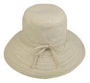 1 Dozen Sun Bucket Hats Caps Ramie Cotton Ribbon Ties Sand Salmon Wholesale-Serve The Flag 3 image