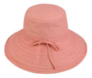 1 Dozen Sun Bucket Hats Caps Ramie Cotton Ribbon Ties Sand Salmon Wholesale-Serve The Flag 9 image