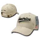 1 Dozen Rapid Dominance USA Flag Vintage America American Distressed Baseball Caps Hats-Serve The Flag 3 image