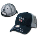 1 Dozen Rapid Dominance USA Flag Vintage America American Distressed Baseball Caps Hats-Serve The Flag 5 image