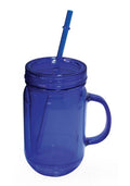 100% Bpa Free Mason Jar Cup Bottle With Straw Double Wall Water Drinks 22oz / 16oz-Serve The Flag