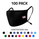 Face Masks Packs Adjustable Reusable Double Layer Washable Made in USA Wholesale Bulk-Serve The Flag 9 image