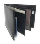 Casaba Genuine Leather Bifold Wallets Cash Slots ID Coin Key Pocket Mens Womens-Serve The Flag 59 image