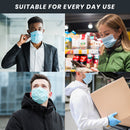 Amlife Face Mask Packs Disposable 3-Ply Filter - Made in USA with Imported Fabric - Yellow-Serve The Flag 5 image