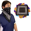 Cotton Bandanas Double Sided Paisley Print Cloth Scarf Face Mask Covering Washable-Serve The Flag 16 image