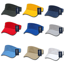 1 Dozen Decky Golf Tennis Summer Sun Visor Visors 100% Cotton Kids Boys Girls, Youth Hats, Decky, buddhablessu 2 image