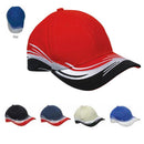 Flare Racing 6 Panel Low Crown Light Weight Brushed Cotton Baseball Caps Hats-Serve The Flag 2 image