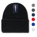 2 Pack New Classic Decky Beanies Cuffed Long Acrylic Skull Warm Winter Unisex-Serve The Flag 1 image