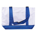 2 Pack Reusable Grocery Shopping Totes Bags With Wide Bottom Gusset Travel Gym Sports-Serve The Flag