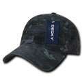 Decky Relaxed Cotton Camouflage Low Crown Pre Curved Bill Buckle Dad Caps Hats-Serve The Flag