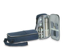 Picnic Coffee Travel Bag Set For Two Mugs Spoons Napkins Stainless Steel Thermos Vacuum Flask-Serve The Flag 1 image