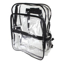 Clear Transparent School Book Bag Security Safety Backpack Shoulder Travel Tsa-Serve The Flag 1 image