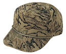 Cotton Twill Camouflage Camo 5 Panel Baseball Hats Caps Hunting Fishing Woodland-Serve The Flag 7 image