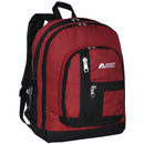 Everest mid-size Double Compartment Backpack with cargo room.  2 image