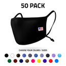 Face Masks Packs Adjustable Reusable Double Layer Washable Made in USA Wholesale Bulk-Serve The Flag 8 image