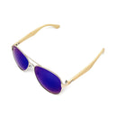 Aviator Bamboo Polarized Sunglasses Mirror Lens Driving Mens Womens With Pouch-Serve The Flag 26 image