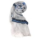 Casaba Striped Print Designer Womens Scarves Scarf Shawl Lightweight Sheer Wrap-Serve The Flag 17 image