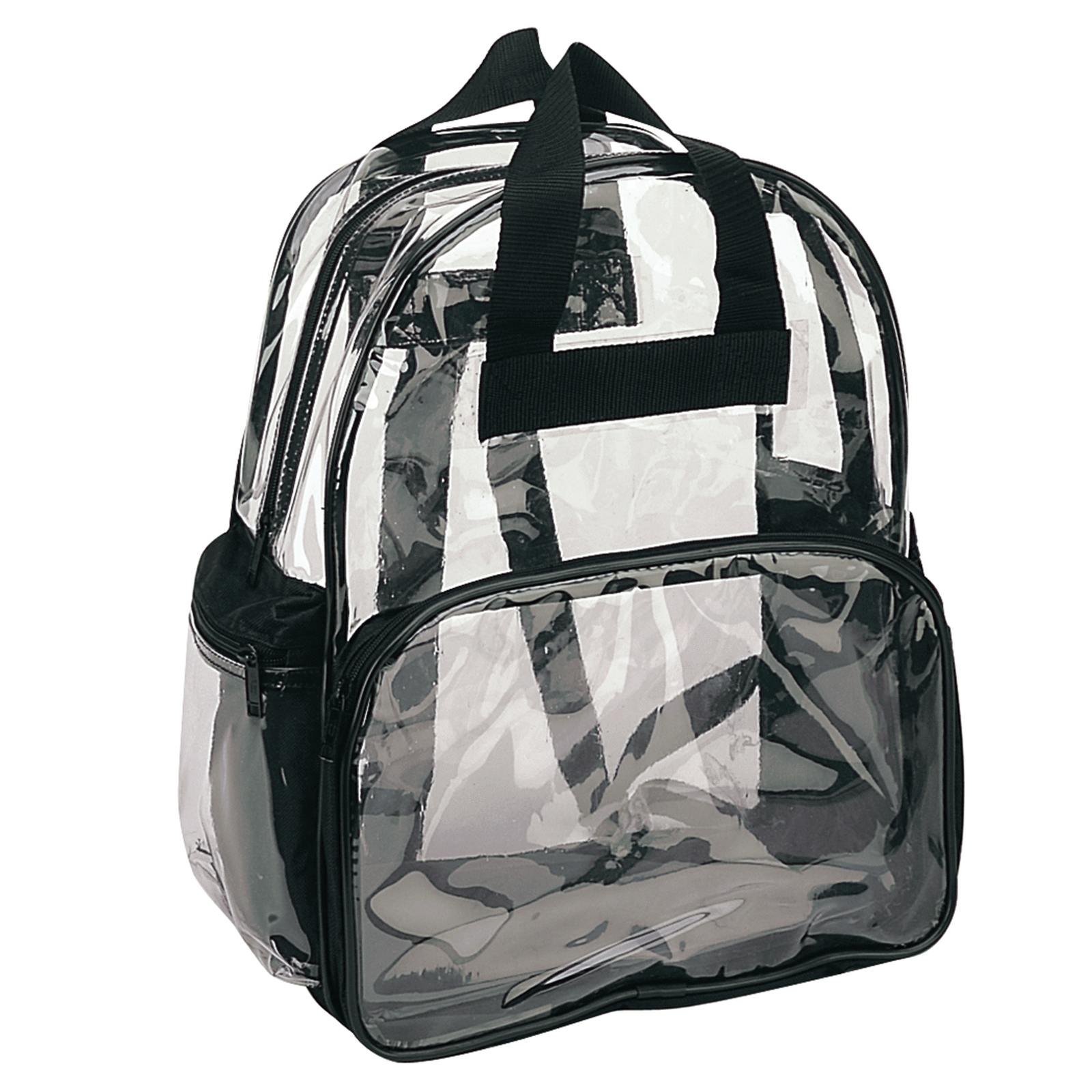 Clear Transparent Backpack Book Bag School Stadium Security Tsa Rally