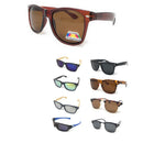 Classic Polarized Sunglasses Club Aviator Bamboo Sports Mirror Men's Women's-Serve The Flag 45 image