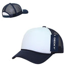 Decky Solid Two Tone 5 Panel Kids Foam Trucker Hats Caps Unisex-Serve The Flag 53 image