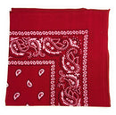Casaba Paisley Printed Bandana 100% Cotton Neck Head Band Wrap Scarf Biker-Serve The Flag 13 image