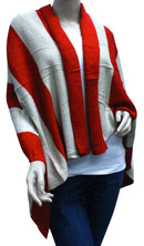 Casaba Womens Elegant Striped Wide Warm Shawl Scarves Scarf Striped Fall Winter-Serve The Flag 3 image