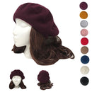 Casaba Women's Wool Warm Beret French Style Artsy Lightweight Fashion Hats Caps-Serve The Flag 14 image