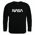 NASA Official Text Logo Crewneck Sweatshirts Sweaters Unisex-Serve The Flag