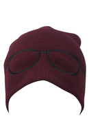 Casaba Warm Winter Beanies Glasses Embroidery Toboggans Caps Hats for Men Women-Serve The Flag 21 image