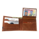 Casaba Genuine Leather Bifold Wallets Cash Slots ID Coin Key Pocket Mens Womens-Serve The Flag 47 image