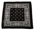 Cotton Bandanas Double Sided Paisley Print Cloth Scarf Face Mask Covering Washable-Serve The Flag