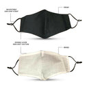 Cotton Face Mask Cloth Masks Pack for Mouth Nose Washable Reusable Double Layer Adjustable Ear Unisex-Serve The Flag 2 image