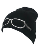 Casaba Warm Winter Beanies Glasses Embroidery Toboggans Caps Hats for Men Women-Serve The Flag 1 image